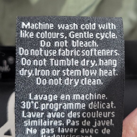 Slumberjack Down Quilted Puffer Coat Mens Medium Green Full Zip Pockets - Picture 7 of 7